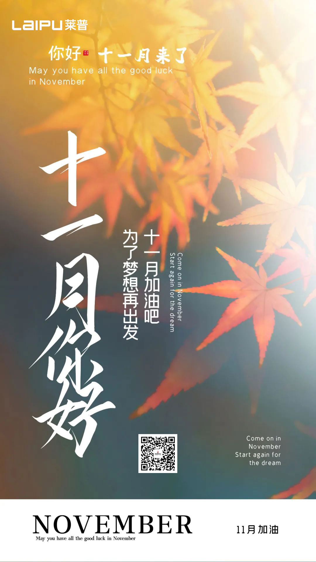 再见10月，你好11月！